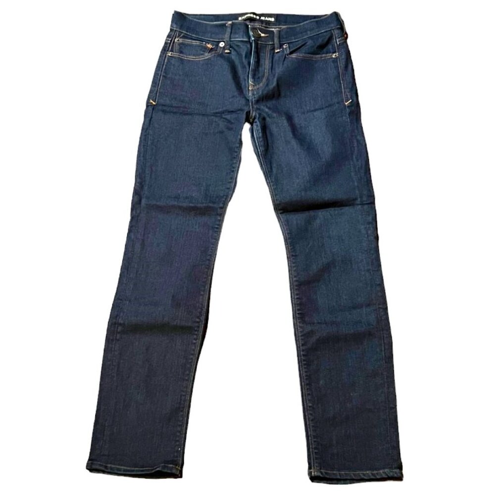 Women's Express Jeans Dark Blue Skinny Mia Mid-Rise, Size 2S